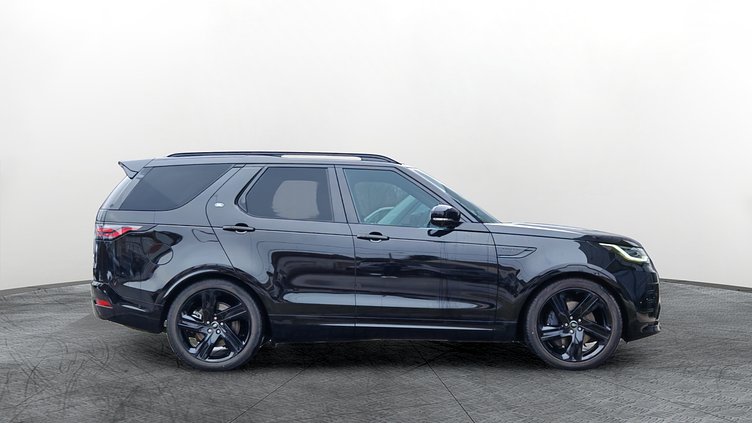 2025 Approved Land Rover Discovery Santorini Black Discovery Dynamic HSE Ingenium 3,0 literes, hathengeres, 350 lóerős dízelmotor (automata) összkerékhajtás Dynamic HSE
