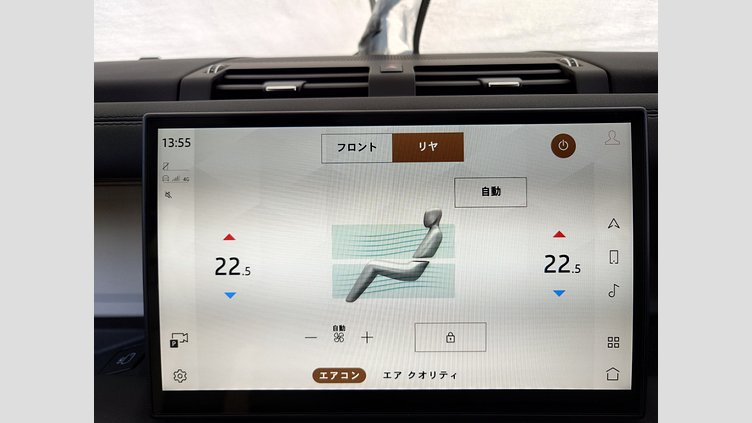 2025 認定中古車 Land Rover Defender 130 フジホワイト D350 ディーゼルマイルドハイブリッド X-Dynamic SE