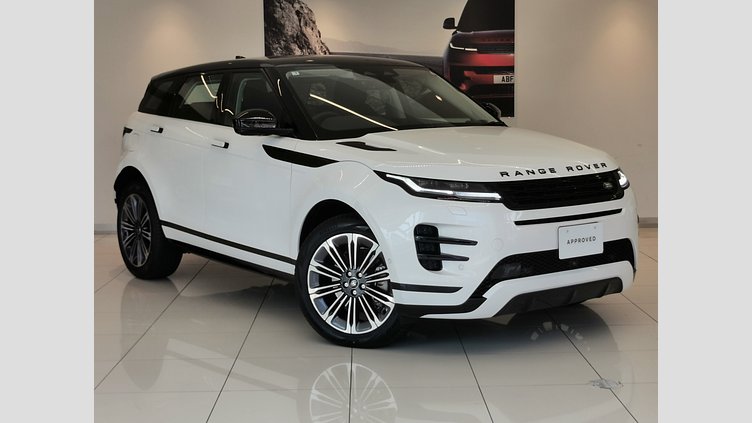 2025 認定中古車 Land Rover Range Rover Evoque オストゥーニパールホワイト D200マイルドハイブリッド（ディーゼル） Standard Wheelbase DYNAMIC SE