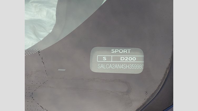 2024 認定中古車 Land Rover Discovery Sport サントリーニブラック D200マイルドハイブリッド（ディーゼル） 標準ホイール S