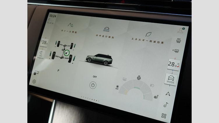 2024 認定中古車 Land Rover Range Rover オストゥーニパールホワイト D350 AWD MHEV（AT） スタンダードホイールベース Autobiography