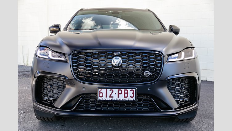 2025 Approved Jaguar F-Pace Ligurian Black in Satin finish P575 5.0L Supercharged V8 Petrol SVR P575 ULTIMATE EDITION