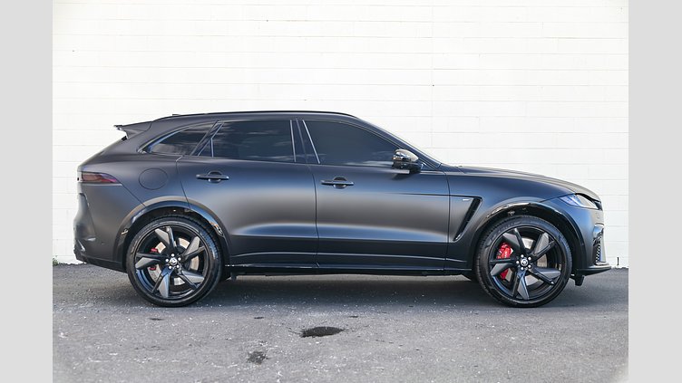 2025 Approved Jaguar F-Pace Ligurian Black in Satin finish P575 5.0L Supercharged V8 Petrol SVR P575 ULTIMATE EDITION