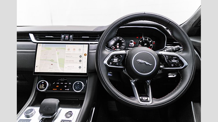 2025 Approved Jaguar F-Pace Ligurian Black in Satin finish P575 5.0L Supercharged V8 Petrol SVR P575 ULTIMATE EDITION