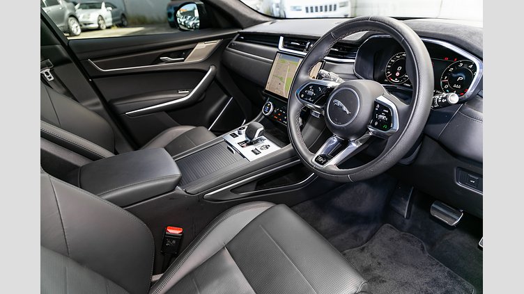 2025 Approved Jaguar F-Pace Ligurian Black in Satin finish P575 5.0L Supercharged V8 Petrol SVR P575 ULTIMATE EDITION