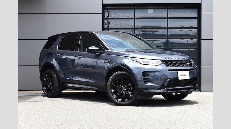 2024 認定中古車 Land Rover Discovery Sport ヴァレジネブルー プラグインハイブリッド（ガソリン） 標準ホイール Dynamic HSE