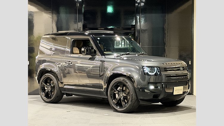 2024 認定中古車 Land Rover Defender 90 カルパチアングレイ D350 ディーゼルマイルドハイブリッド X-Dynamic HSE
