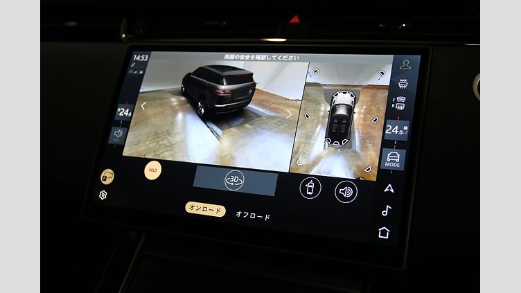 2025 認定中古車 Land Rover Range Rover Evoque サントリーニブラック D200マイルドハイブリッド（ディーゼル） Standard Wheelbase DYNAMIC SE