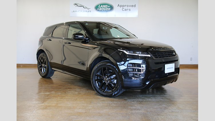 2025 認定中古車 Land Rover Range Rover Evoque サントリーニブラック D200マイルドハイブリッド（ディーゼル） Standard Wheelbase DYNAMIC SE