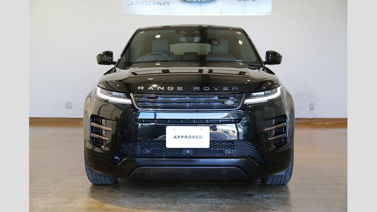 2025 認定中古車 Land Rover Range Rover Evoque サントリーニブラック D200マイルドハイブリッド（ディーゼル） Standard Wheelbase DYNAMIC SE