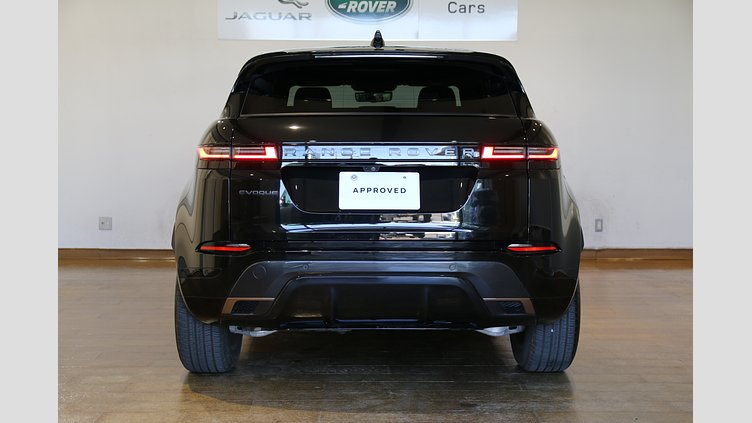 2025 認定中古車 Land Rover Range Rover Evoque サントリーニブラック D200マイルドハイブリッド（ディーゼル） Standard Wheelbase DYNAMIC SE