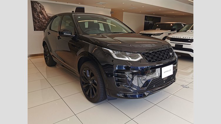 2024 認定中古車 Land Rover Discovery Sport サントリーニブラック プラグインハイブリッド（ガソリン） 標準ホイール Dynamic HSE