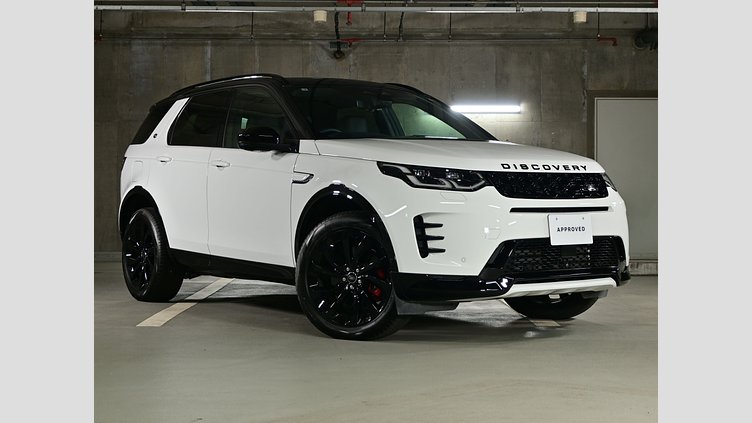 2024 認定中古車 Land Rover Discovery Sport フジホワイト D200マイルドハイブリッド（ディーゼル） 標準ホイール Dynamic SE