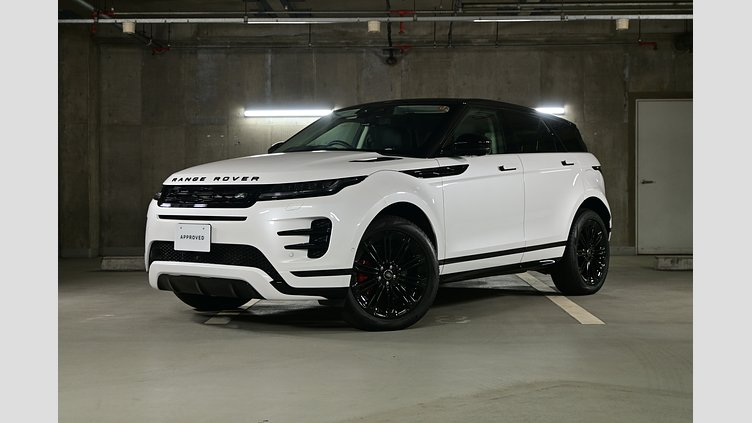 2024 認定中古車 Land Rover Range Rover Evoque オストゥーニパールホワイト プラグインハイブリッド（ガソリン） Standard Wheelbase DYNAMIC HSE