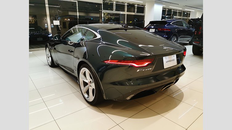 2022 認定中古車 Jaguar F-Type ブリティッシュレーシンググリーン P300 オートマチック 後輪駆動 F-TYPEクーペ R-DYNAMIC