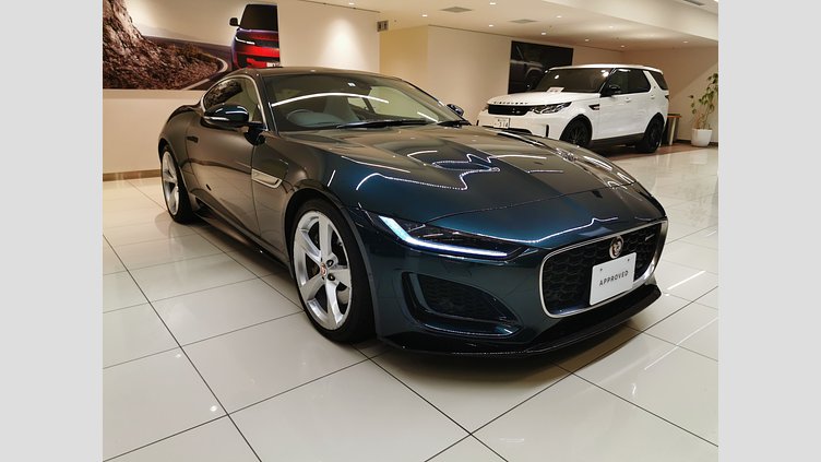 2022 認定中古車 Jaguar F-Type ブリティッシュレーシンググリーン P300 オートマチック 後輪駆動 F-TYPEクーペ R-DYNAMIC