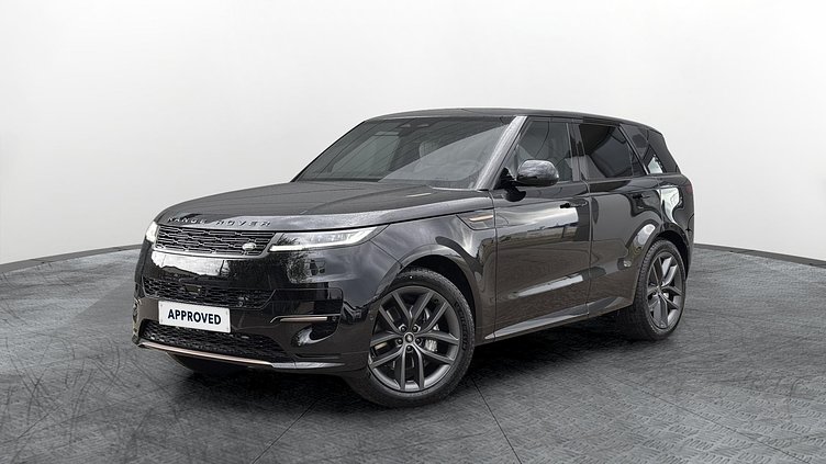 2025 Approved Land Rover Range Rover Sport Czarny Santorini Black D300 Diesel MHEV Standard Wheelbase Dynamic SE
