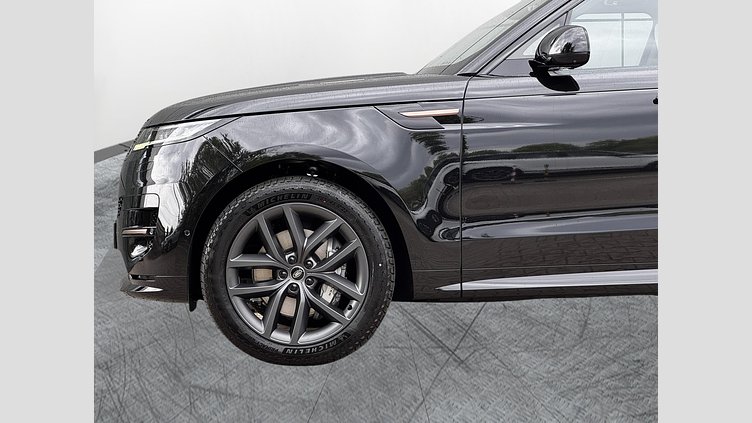2025 Approved Land Rover Range Rover Sport Czarny Santorini Black D300 Diesel MHEV Standard Wheelbase Dynamic SE