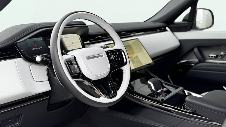 2025 Approved Land Rover Range Rover Sport Czarny Santorini Black D300 Diesel MHEV Standard Wheelbase Dynamic SE