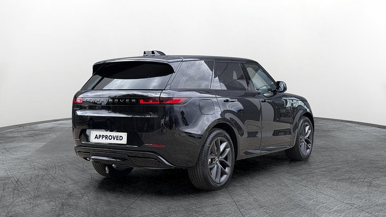 2025 Approved Land Rover Range Rover Sport Czarny Santorini Black D300 Diesel MHEV Standard Wheelbase Dynamic SE