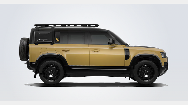 2025 Novo vozilo Land Rover Defender 110 Deep Sandglow Yellow 3.0D 350HP AWD A8 Trophy Edition Deep Sandglow 