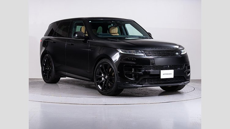2024 認定中古車 Land Rover Range Rover Sport サントリーニブラック D300マイルドハイブリッド スタンダードホイールベース Dynamic SE