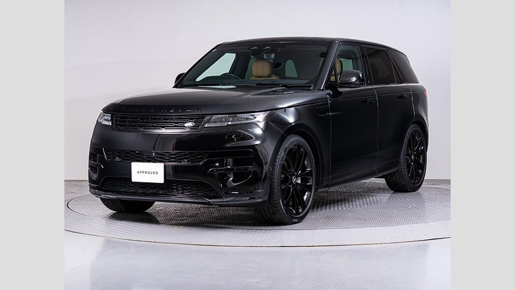 2024 認定中古車 Land Rover Range Rover Sport サントリーニブラック D300マイルドハイブリッド スタンダードホイールベース Dynamic SE