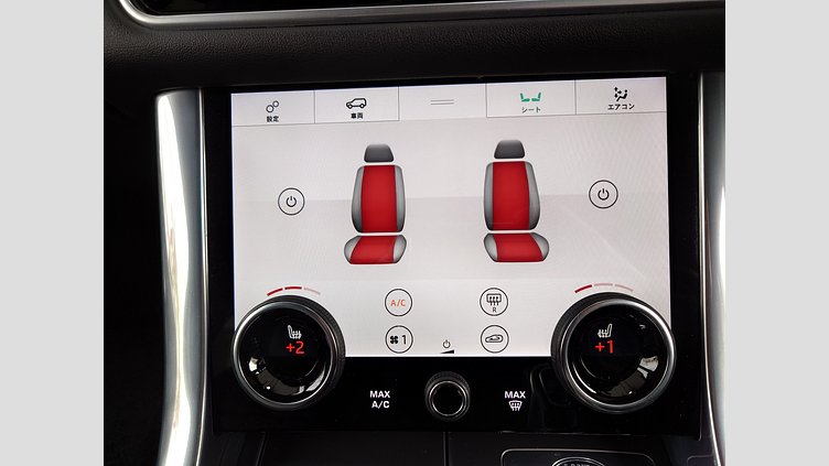 2021 認定中古車 Land Rover Range Rover Sport サントリーニブラック INGENIUM 3.0L 6気筒ディーゼル MHEV 300PS SE