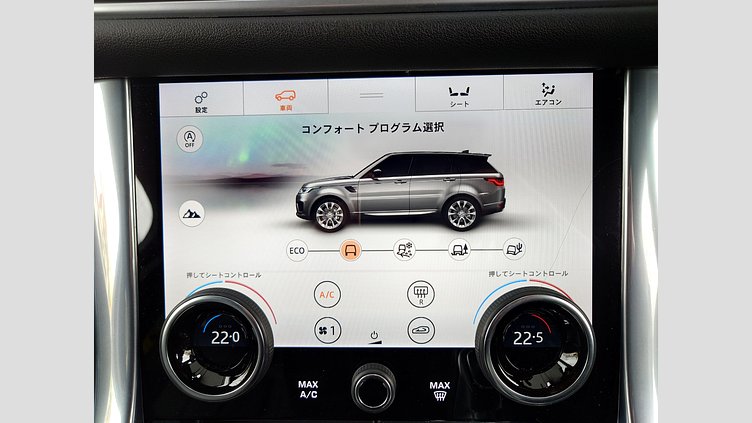2021 認定中古車 Land Rover Range Rover Sport サントリーニブラック INGENIUM 3.0L 6気筒ディーゼル MHEV 300PS SE