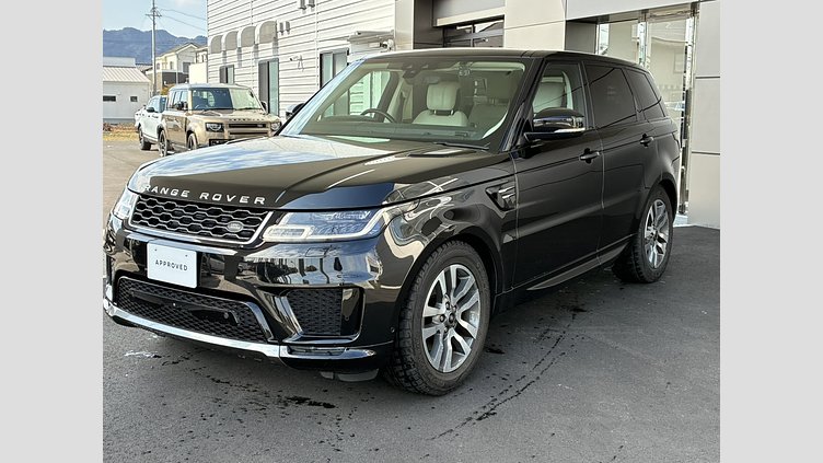 2019 認定中古車 Land Rover Range Rover Sport サントリーニブラック 3.0リッターTDV6ディーゼル（258 PS） HSE