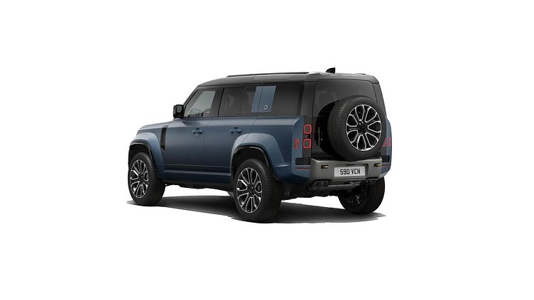 2025 нови автомобили Land Rover Defender 110 Sargasso Blue P635 OCTA