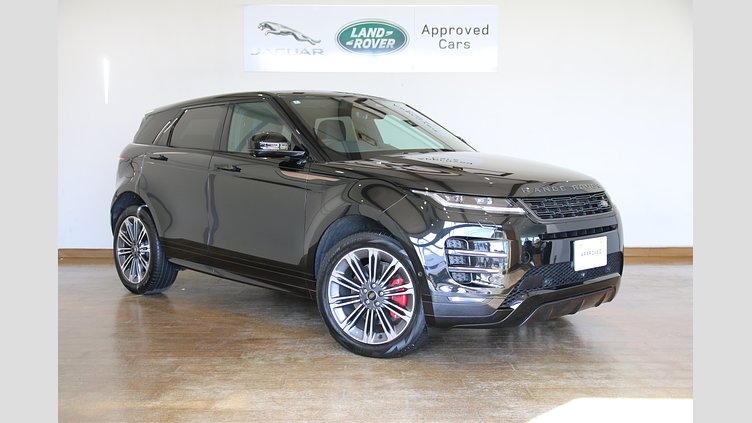 2024 認定中古車 Land Rover Range Rover Evoque サントリーニブラック D200マイルドハイブリッド（ディーゼル） DYNAMIC SE
