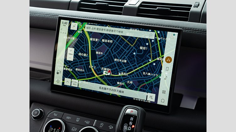 2024 認定中古車 Land Rover Defender 110 サントリーニブラック D350 ディーゼルマイルドハイブリッド ハクバエディション