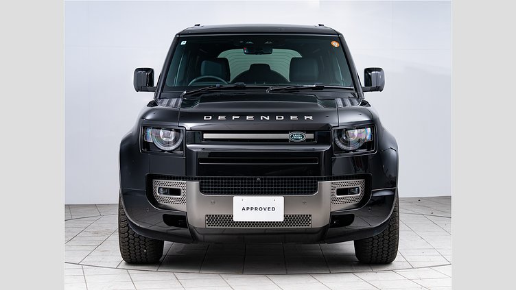 2024 認定中古車 Land Rover Defender 110 サントリーニブラック D350 ディーゼルマイルドハイブリッド ハクバエディション