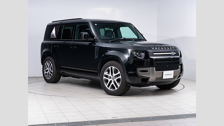 2024 認定中古車 Land Rover Defender 110 サントリーニブラック D350 ディーゼルマイルドハイブリッド ハクバエディション