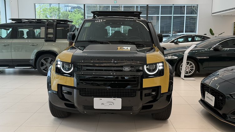 2025 新車 Land Rover Defender 110 (1MY) Deep Sandglow Yellow 沙光深黃 D350  輕油電混合 Trophy Edition in Deep Sandglow Yellow