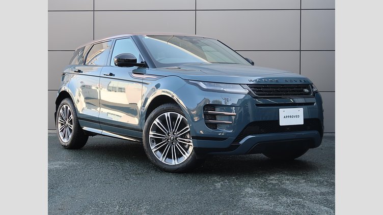 2024 認定中古車 Land Rover Range Rover Evoque トライベッカブルー D200マイルドハイブリッド（ディーゼル） Standard Wheelbase DYNAMIC SE