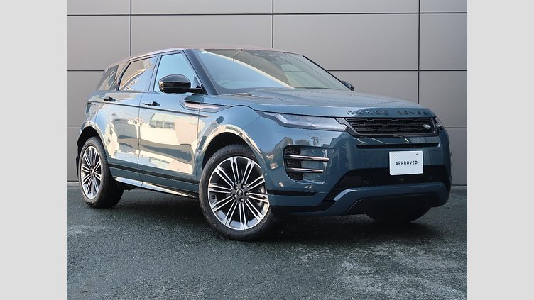 2024 認定中古車 Land Rover Range Rover Evoque トライベッカブルー D200マイルドハイブリッド（ディーゼル） Standard Wheelbase DYNAMIC SE