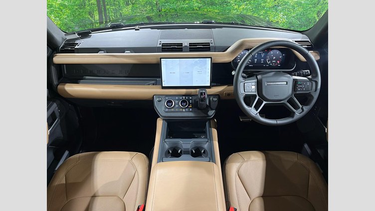 2024 認定中古車 Land Rover Defender 110 サントリーニブラック D350 ディーゼルマイルドハイブリッド X-Dynamic HSE