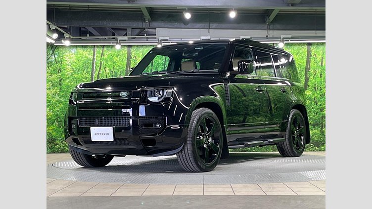 2024 認定中古車 Land Rover Defender 110 サントリーニブラック D350 ディーゼルマイルドハイブリッド X-Dynamic HSE