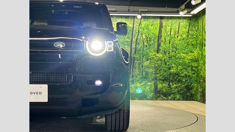 2024 認定中古車 Land Rover Defender 110 サントリーニブラック D350 ディーゼルマイルドハイブリッド X-Dynamic HSE