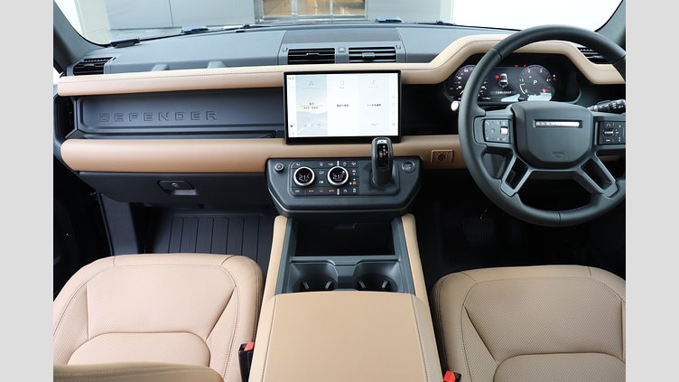 2025 認定中古車 Land Rover Defender 90 サントリーニブラック D350 ディーゼルマイルドハイブリッド X-Dynamic HSE