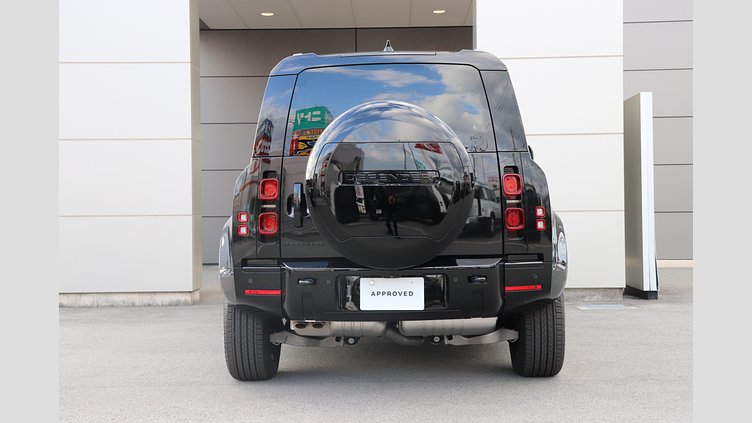 2025 認定中古車 Land Rover Defender 90 サントリーニブラック D350 ディーゼルマイルドハイブリッド X-Dynamic HSE