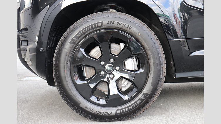 2025 認定中古車 Land Rover Defender 90 サントリーニブラック D350 ディーゼルマイルドハイブリッド X-Dynamic HSE