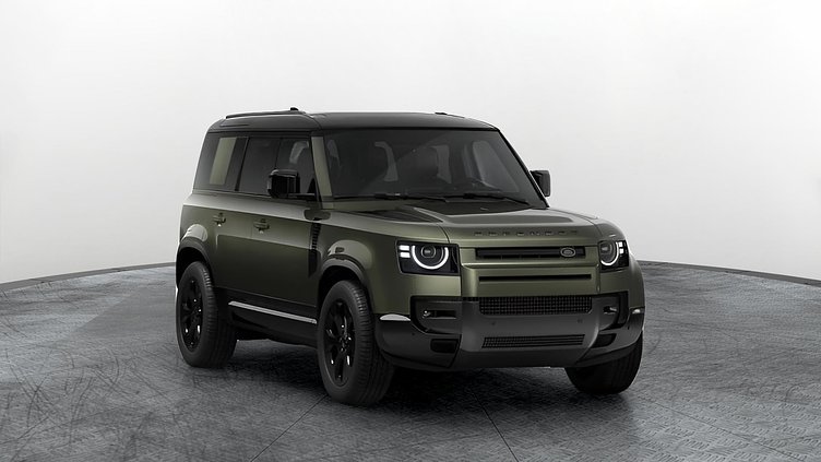 2026 Approved Land Rover Defender 110 Woolstone Green D200 mild hybrid dízelmotor X-Dynamic SE