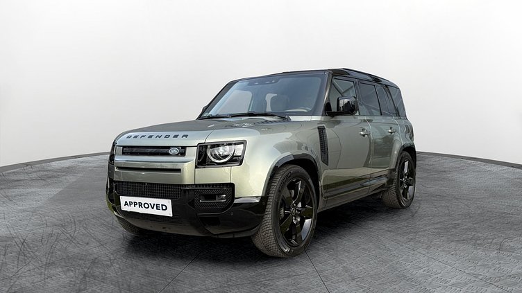 2025 Approved Land Rover Defender 110 Pangea Green 3.0 literes soros 6 hengeres dízel, összkerékhajtás, automata váltó X-Dynamic HSE
