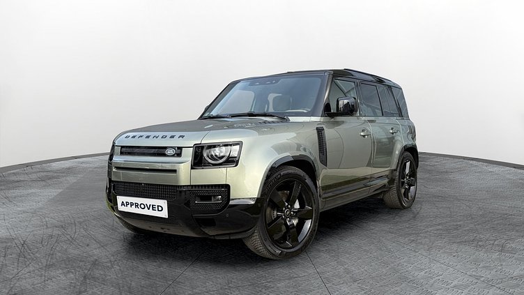 2025 Approved Land Rover Defender 110 Pangea Green 3.0 literes soros 6 hengeres dízel, összkerékhajtás, automata váltó X-Dynamic HSE