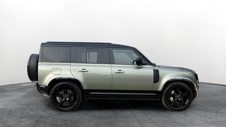 2025 Approved Land Rover Defender 110 Pangea Green 3.0 literes soros 6 hengeres dízel, összkerékhajtás, automata váltó X-Dynamic HSE