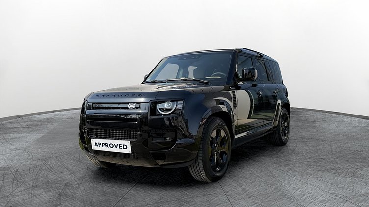 2026 Approved Land Rover Defender 110 Santorini Black D200 mild hybrid dízelmotor X-Dynamic SE