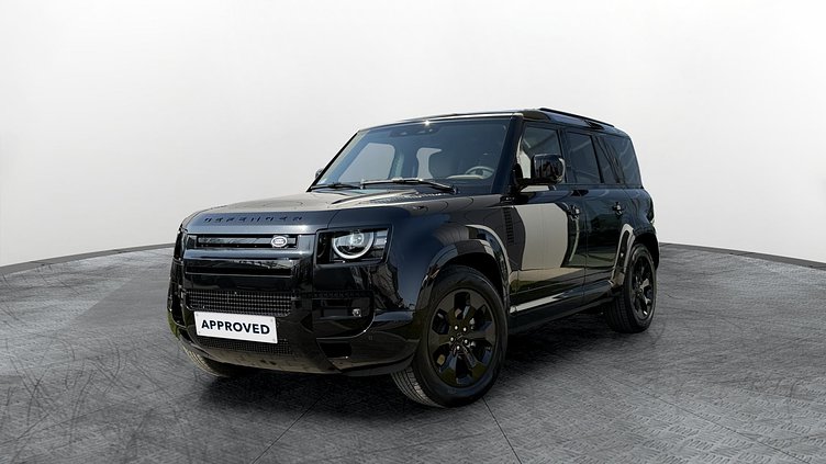 2026 Approved Land Rover Defender 110 Santorini Black D200 mild hybrid dízelmotor X-Dynamic SE